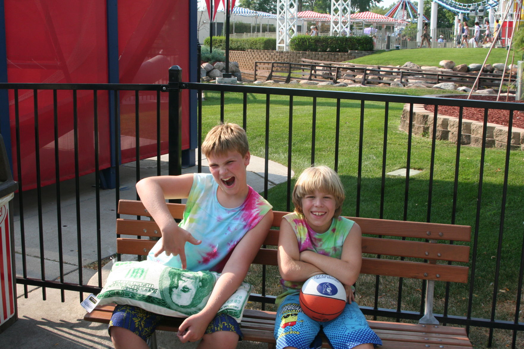 Brenden and friend